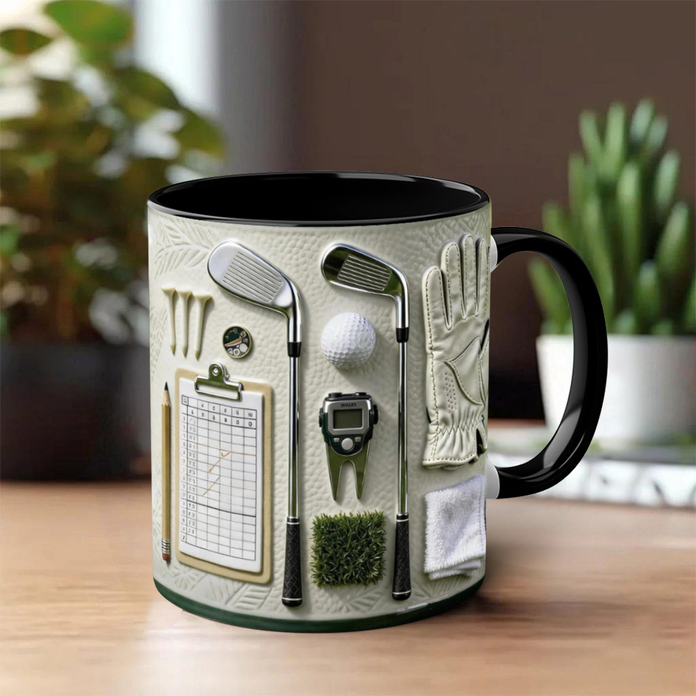 Golfer-Themed Ceramic Mug | WSMug56