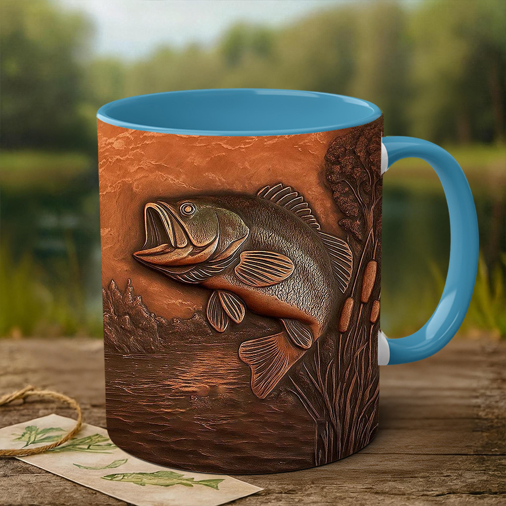 Fishing-Themed Ceramic Mug | WSMug47