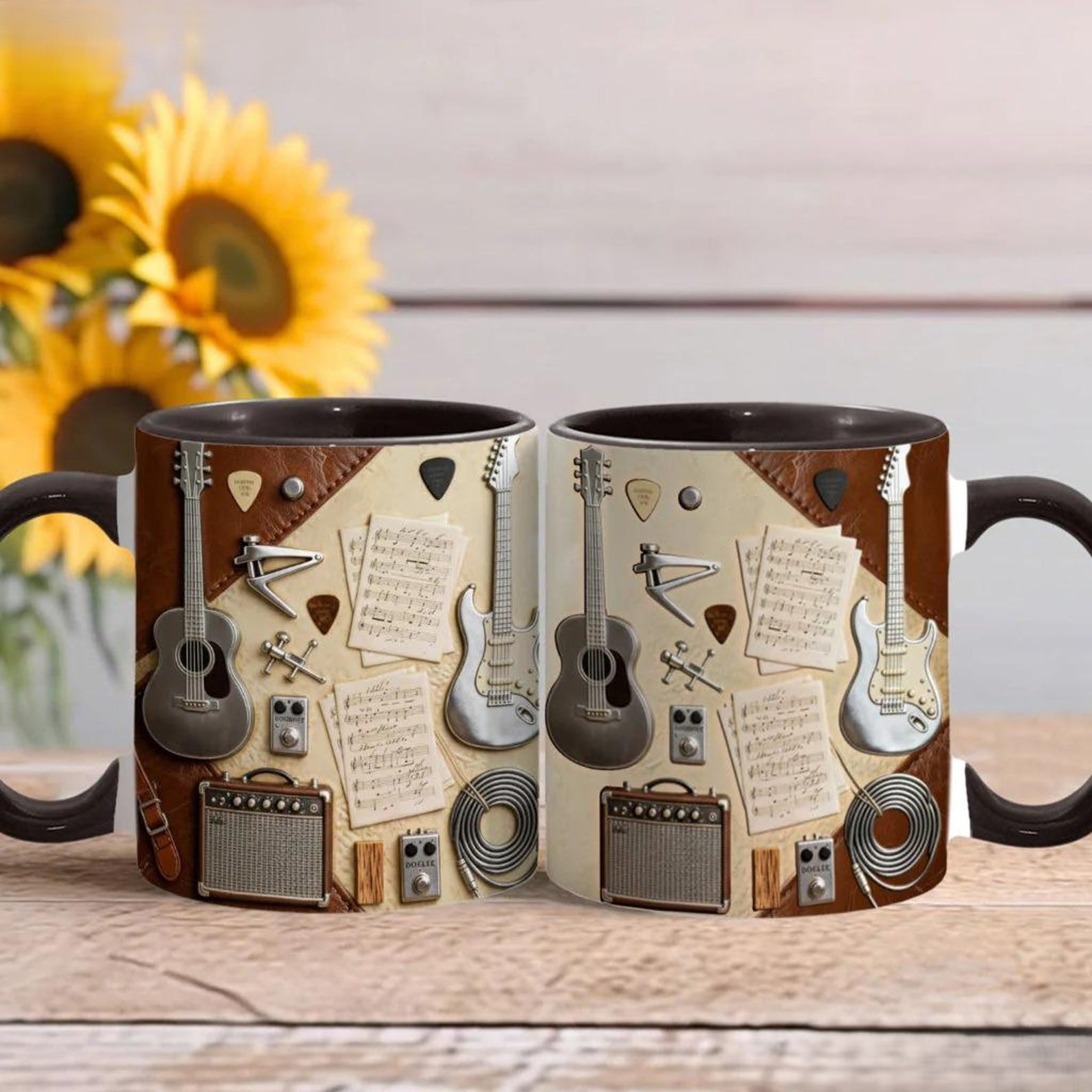 Guitarist-Themed Ceramic Mug | WSMug23