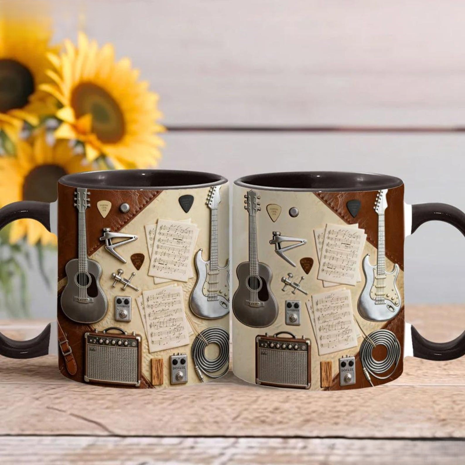 Guitarist-Themed Ceramic Mug | WSMug23