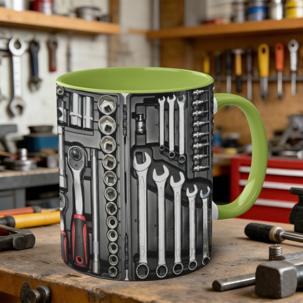 Mechanic Tool Box Ceramic Mug | WSMug28