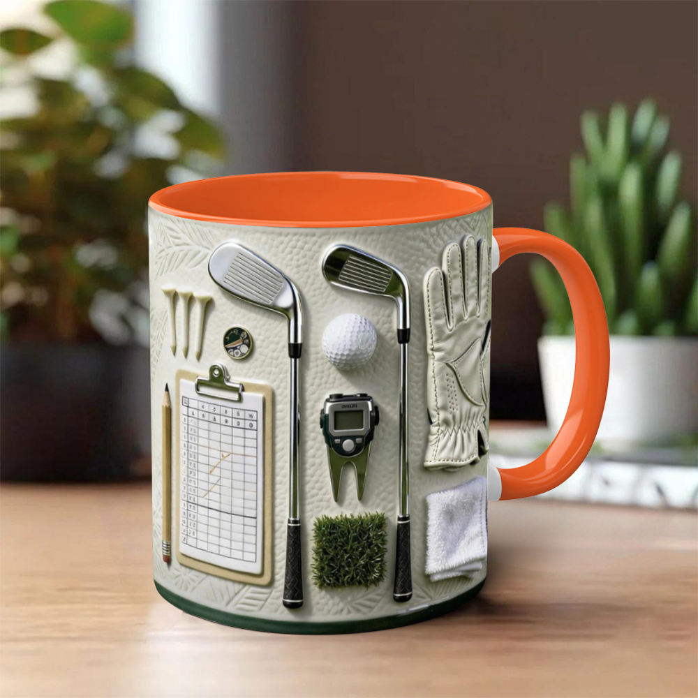 Golfer-Themed Ceramic Mug | WSMug56
