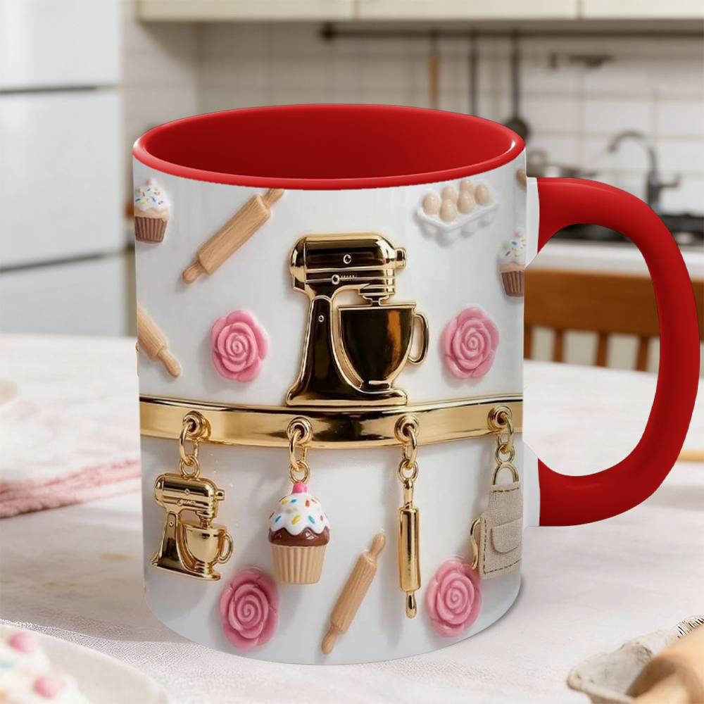 Cake Baking Themed Ceramic Mug | WSMug22
