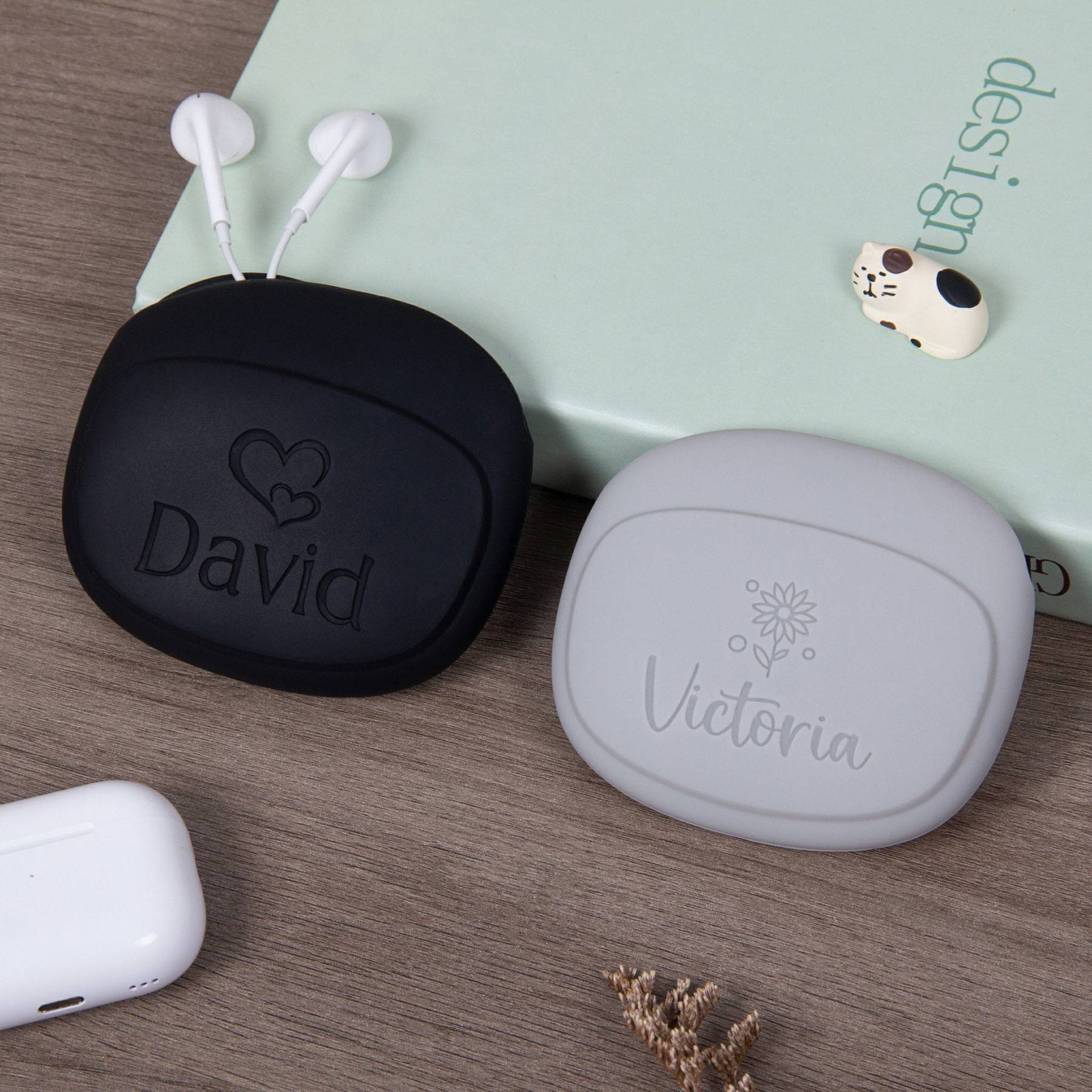 Personalized Engraved Silicone Storage Pouch | OFBag08