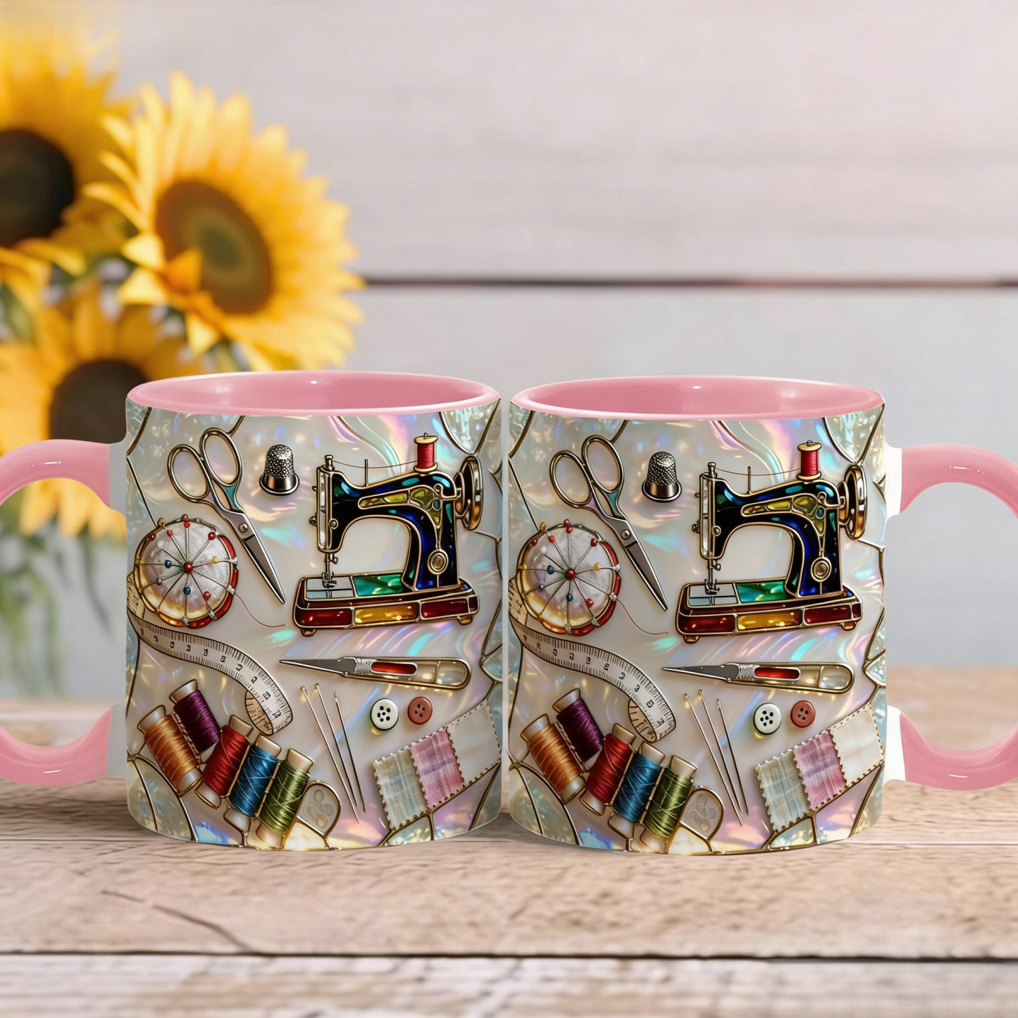 Sewing-Themed Ceramic Mug | WSMug48