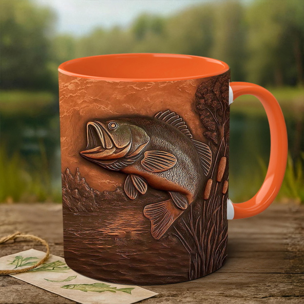 Fishing-Themed Ceramic Mug | WSMug47