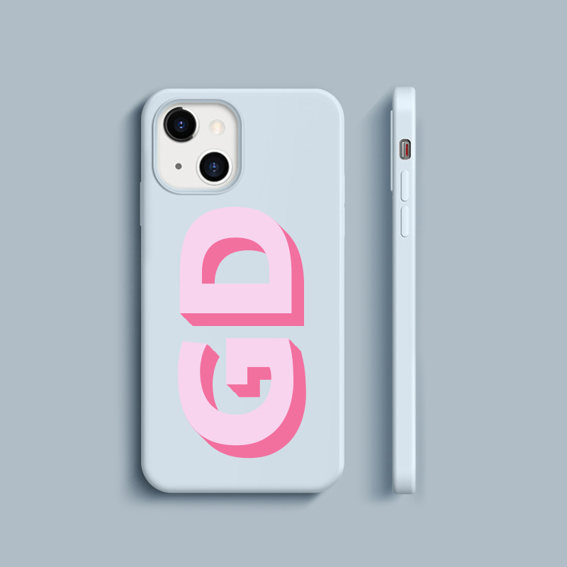 Personalised Monogram Silicone Phone Cover Case | OFCase002