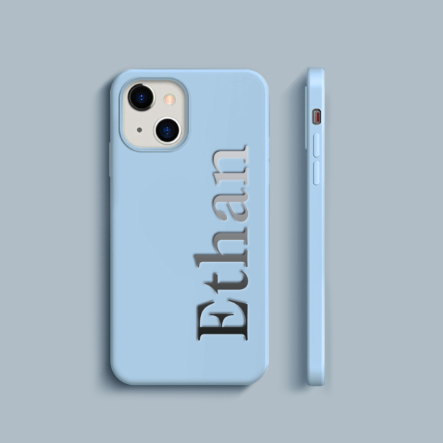 Personalised Monogram Silicone Phone Cover Case | OFCase004