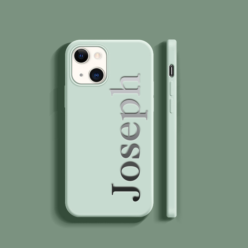 Personalised Monogram Silicone Phone Cover Case | OFCase004