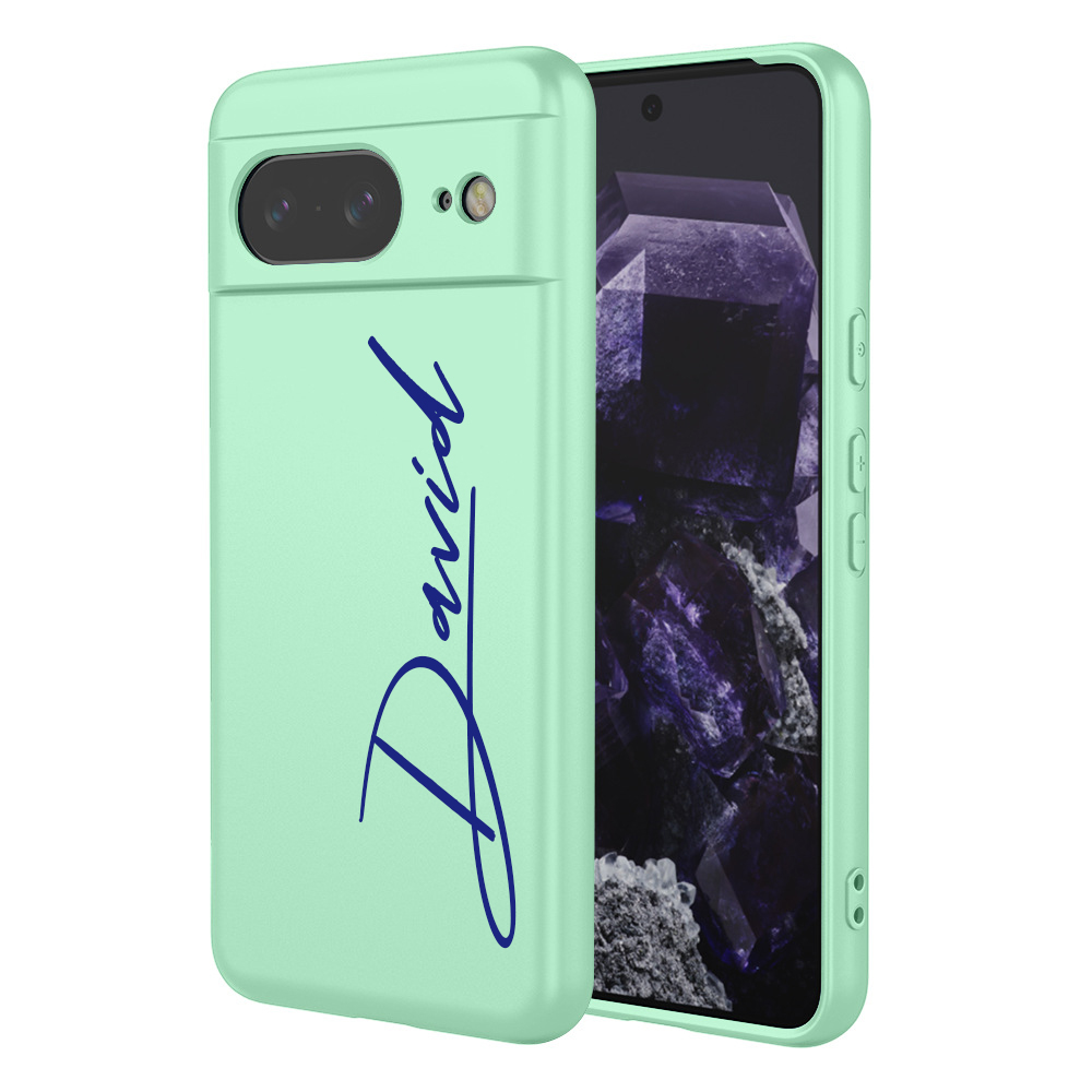 Personalised Monogram Silicone Phone Case for Google Pixel | OFCase157