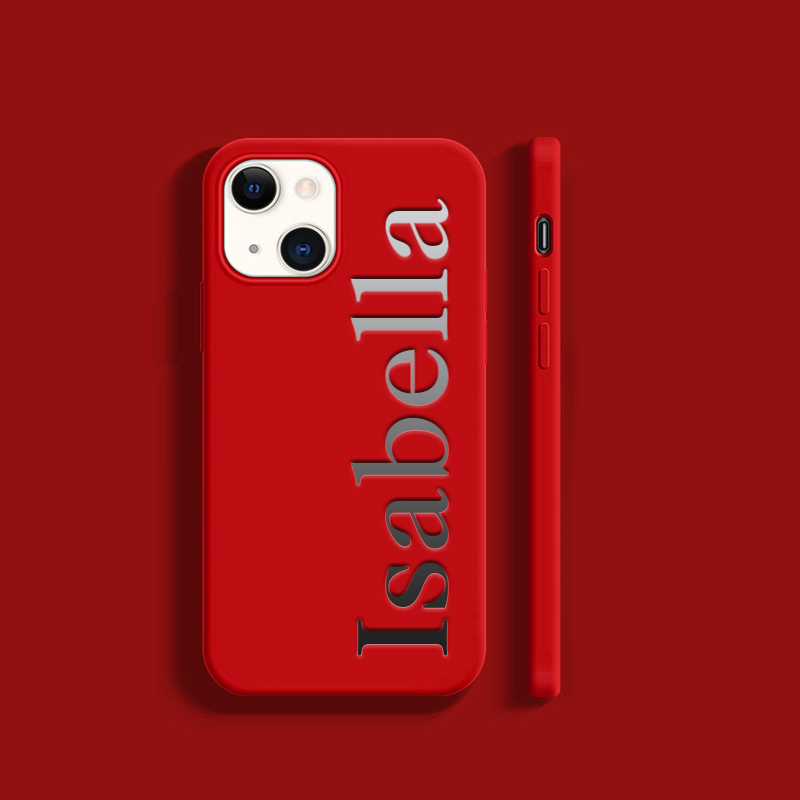 Personalised Monogram Silicone Phone Cover Case | OFCase004