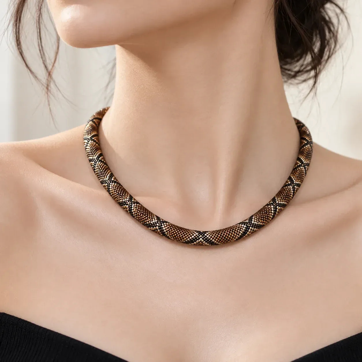 Serpent Statement Necklace – A Symbol of Mystery & Power