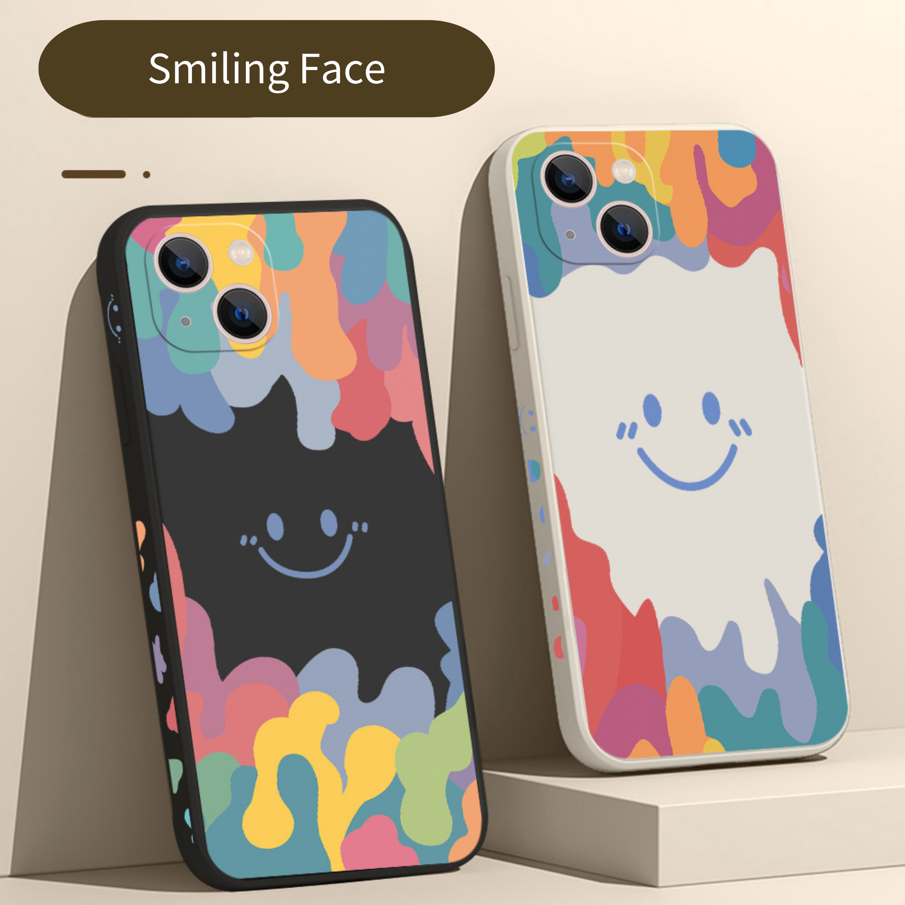 Rainbow Color Smiley Face Phone Case | OFCase057