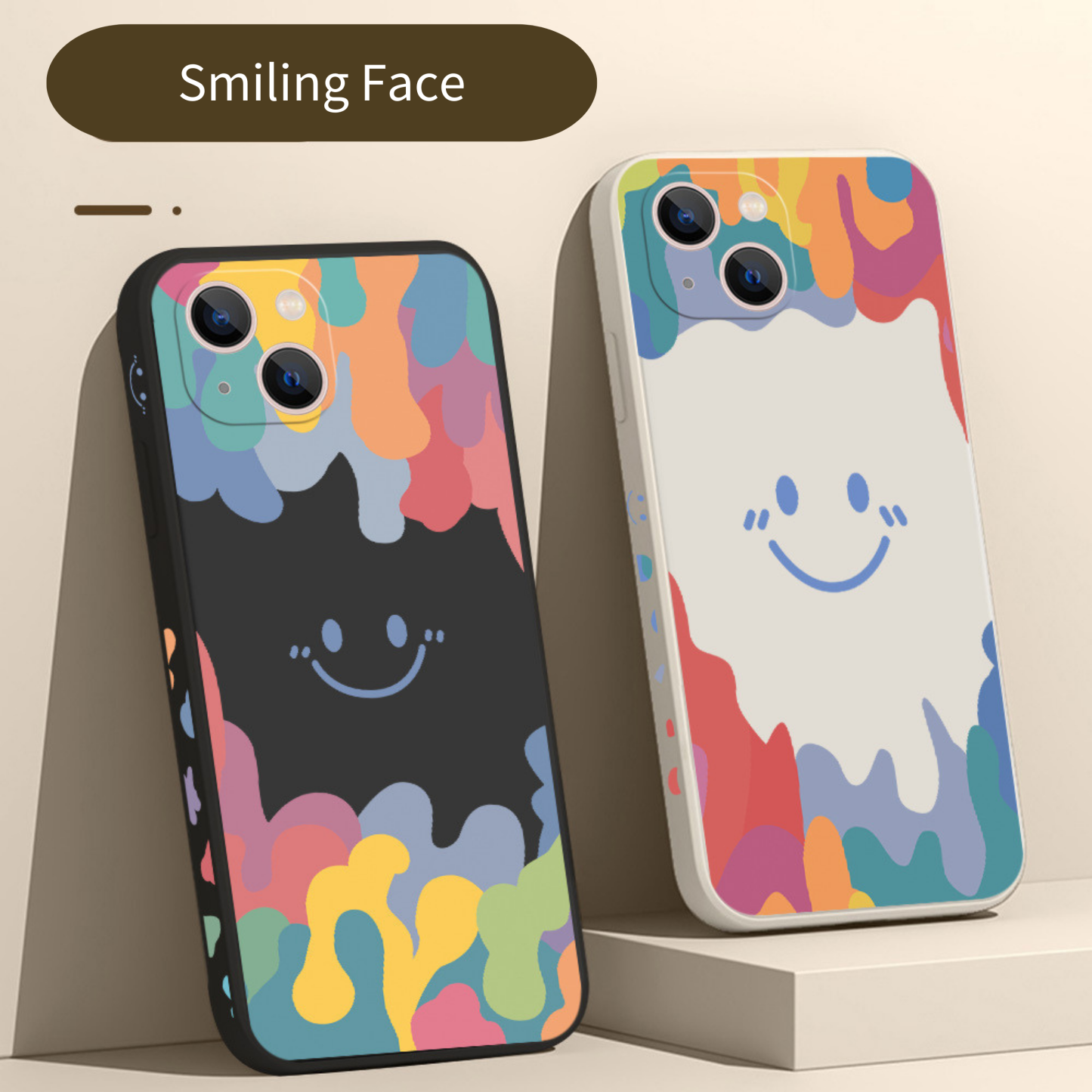 Rainbow Color Smiley Face Phone Case | OFCase057