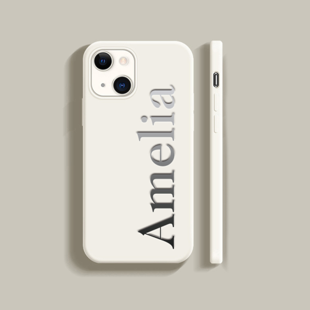 Personalised Monogram Silicone Phone Cover Case | OFCase004