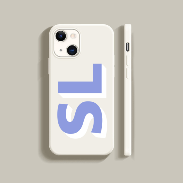 Personalised Monogram Silicone Phone Cover Case | OFCase002
