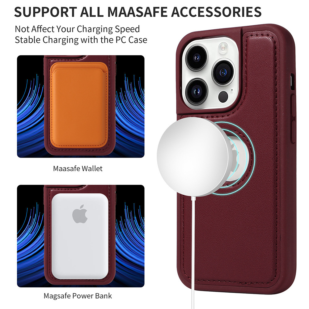 Personalised Magnetic Card Holder Wallet Phone Case | OFCase120