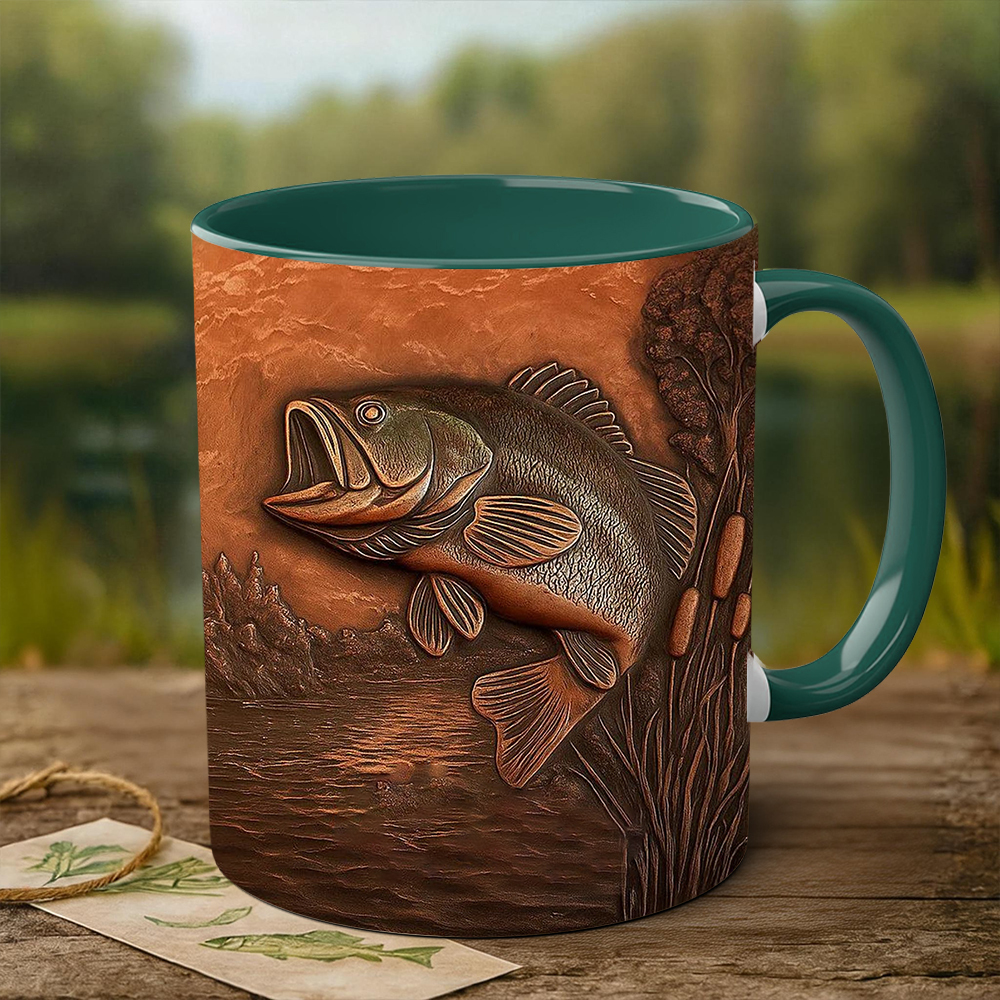 Fishing-Themed Ceramic Mug | WSMug47