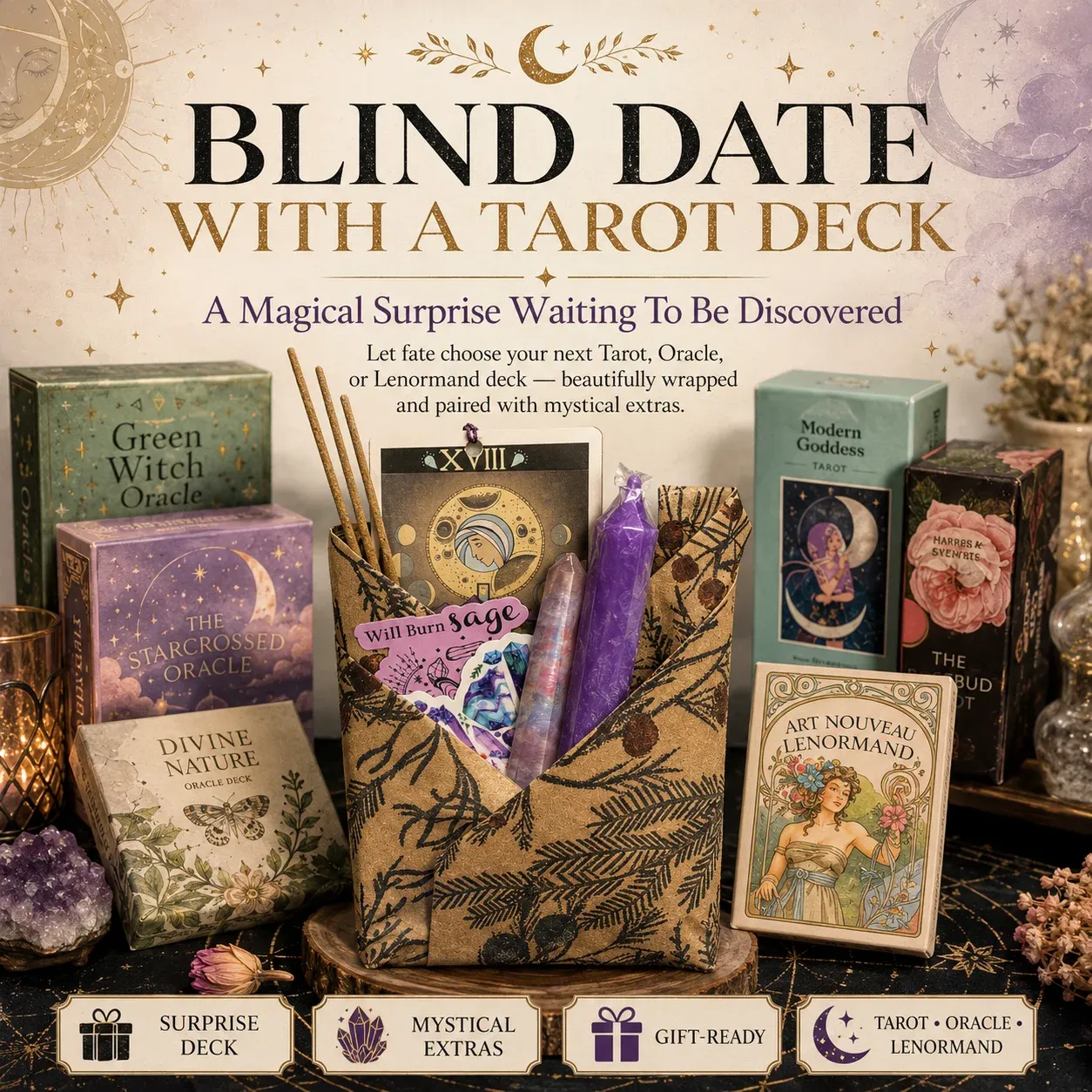 Blind Date Tarot and Oracle Deck Bundle product image