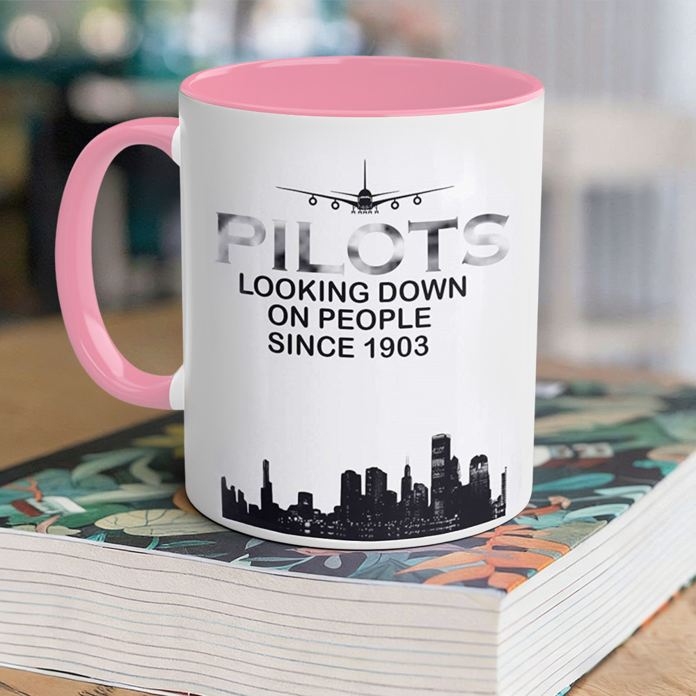 Aviation-Themed Pilot Ceramic Mug | WSMug36