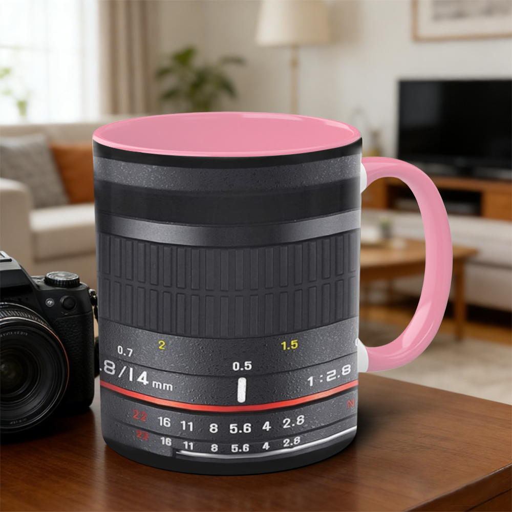 Photographer's Camera Lens Ceramic Mug | WSMug31