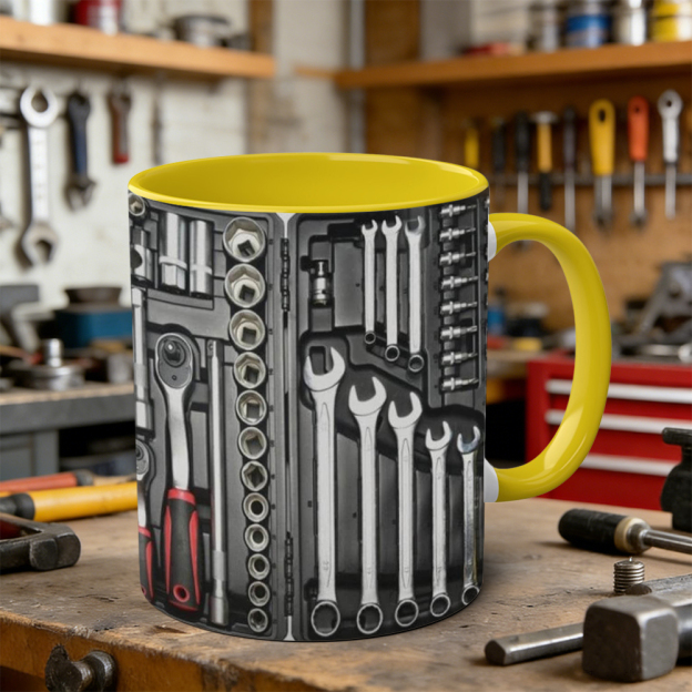 Mechanic Tool Box Ceramic Mug | WSMug28