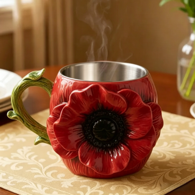Elegant Flower Mug | WSMug68