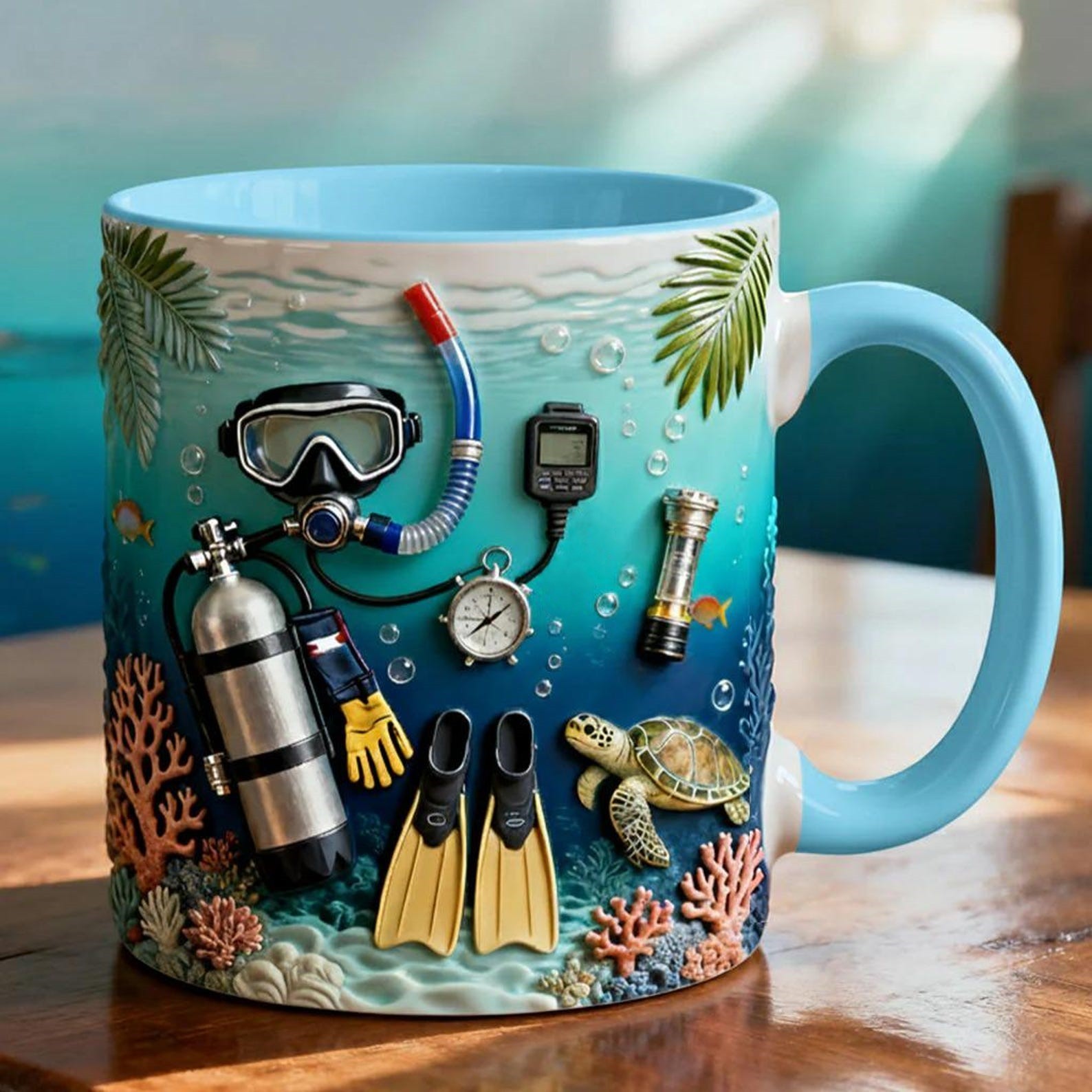 Diving-Themed Ceramic Mug | WSMug55