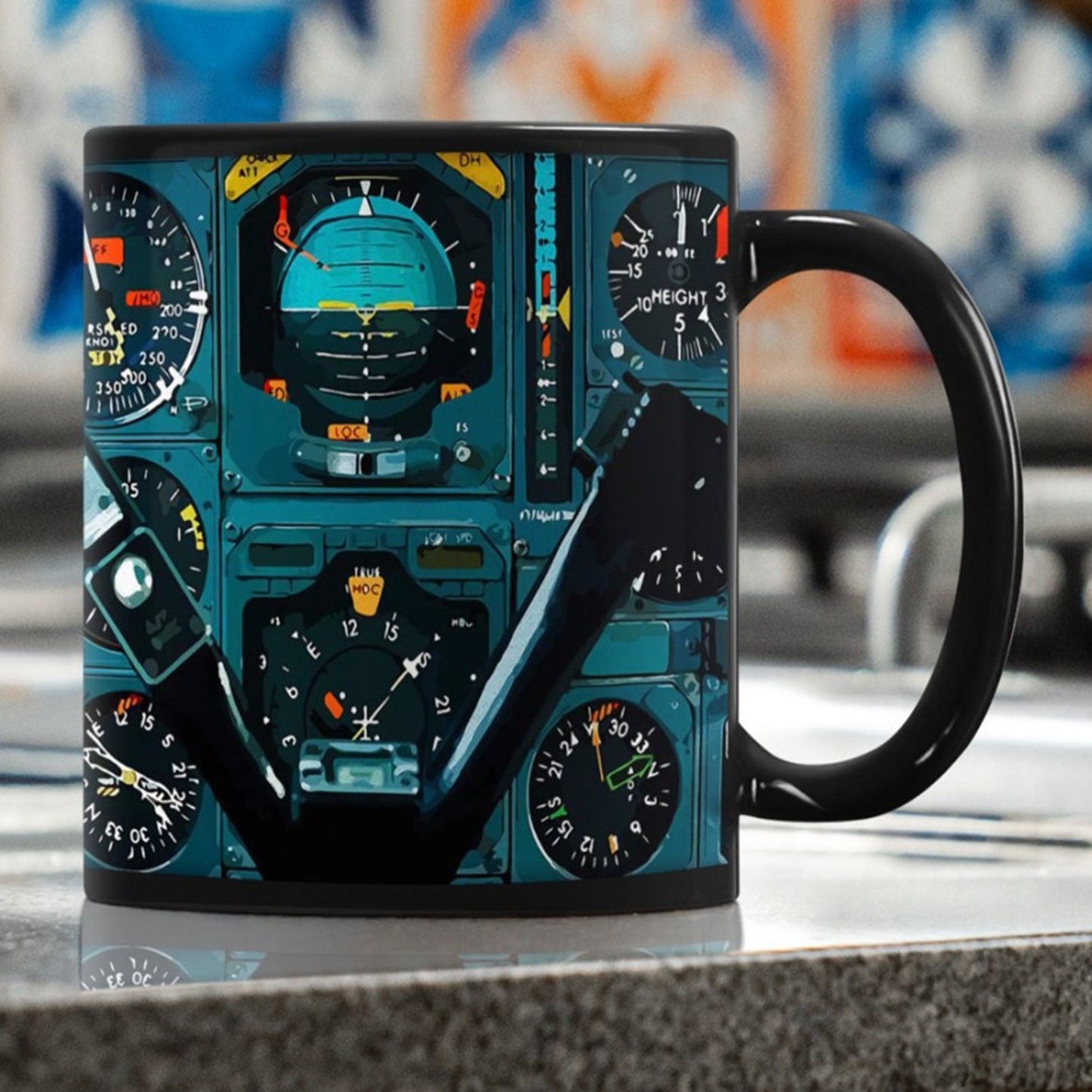 Aviation-Themed Pilot Ceramic Mug | WSMug37