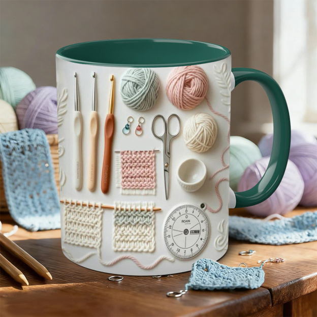 Sewing Supplies Themed Ceramic Mug | WSMug25