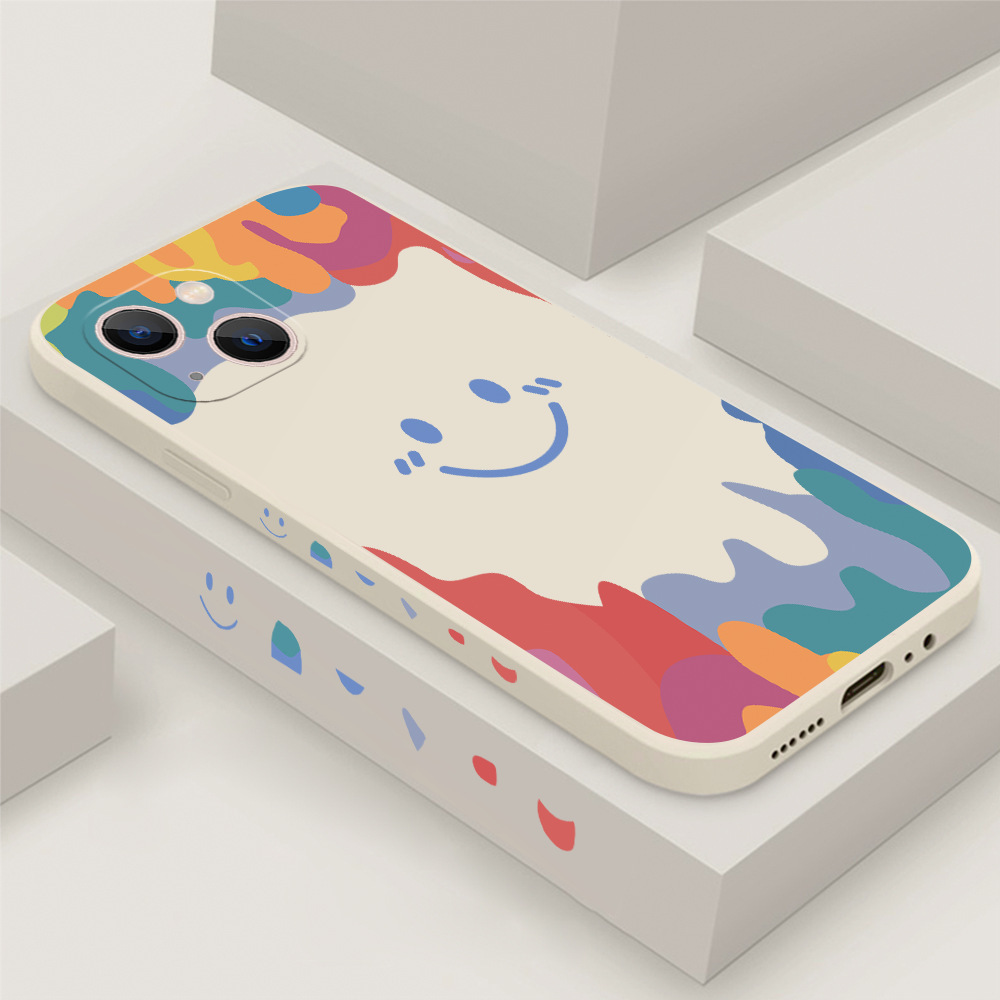 Rainbow Color Smiley Face Phone Case | OFCase057