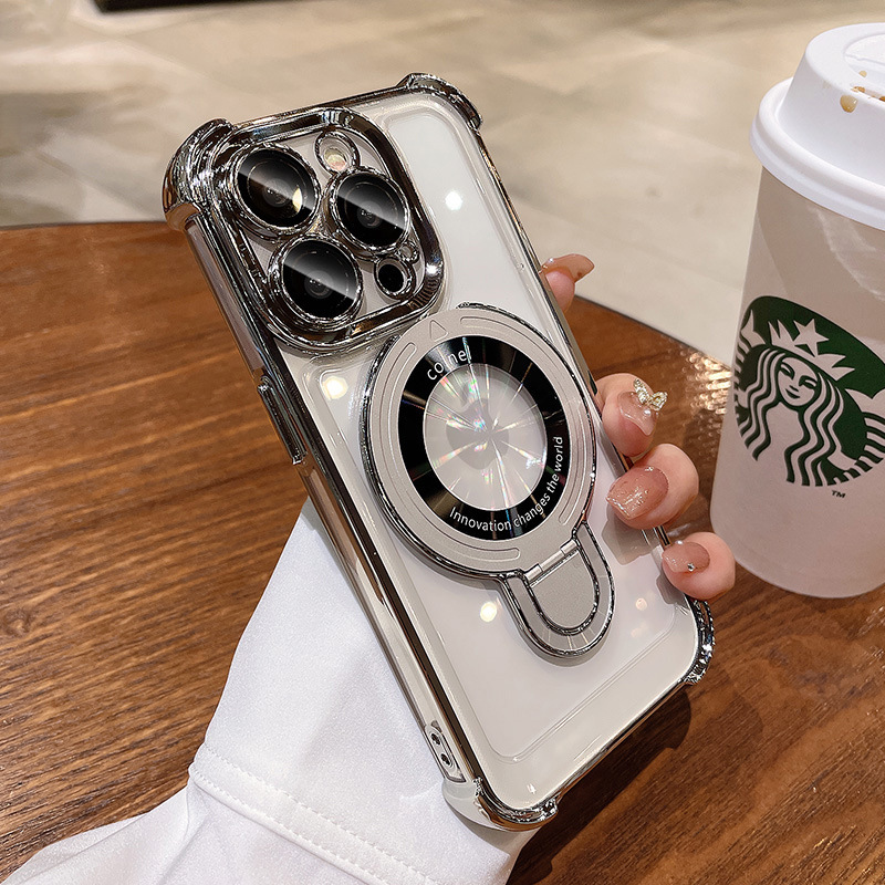 Airbag Anti-fall iPhone Case with Invisible Ring Stand | OFCase109