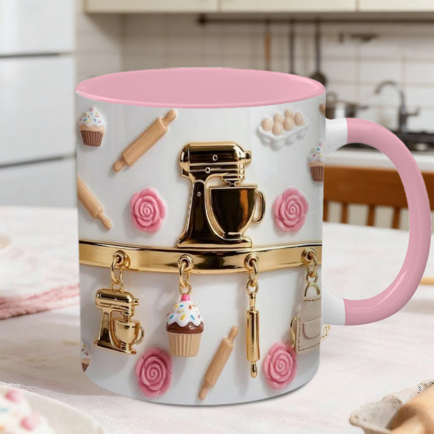 Cake Baking Themed Ceramic Mug | WSMug22