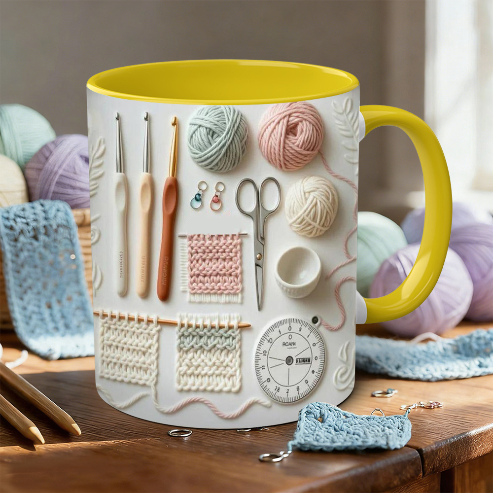 Sewing Supplies Themed Ceramic Mug | WSMug25