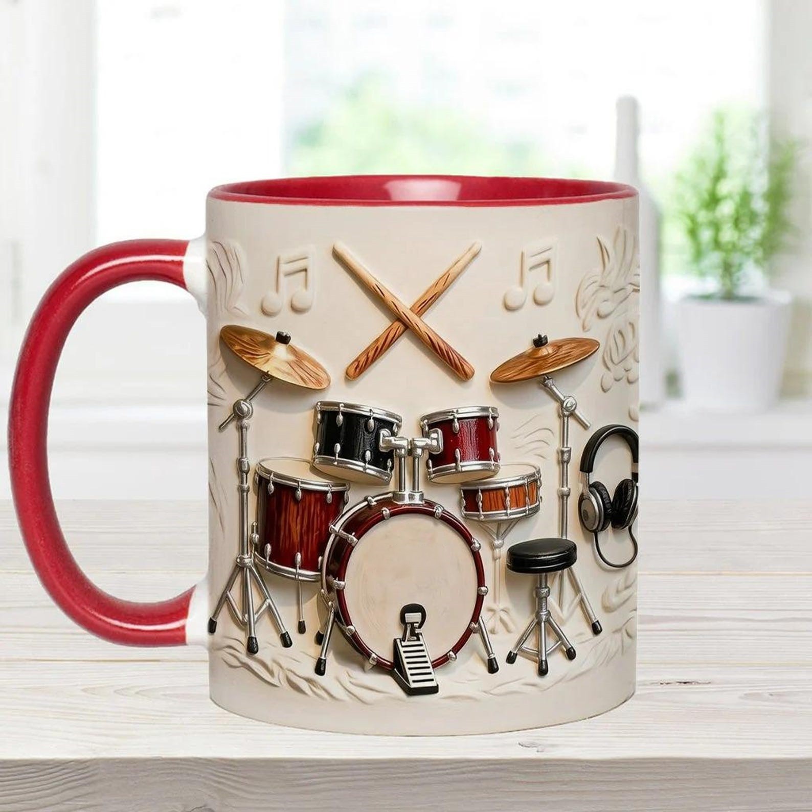 Drummer-Themed Ceramic Mug | WSMug57