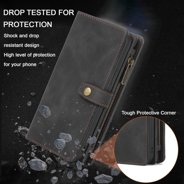 Personalised Monogram Detachable Magnetic Phone Wallet Case | OFCase133