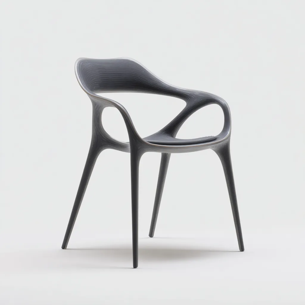 Poltrona da giardino-plastica-63x60x82 cm-nero-design moderno-Comfyilo