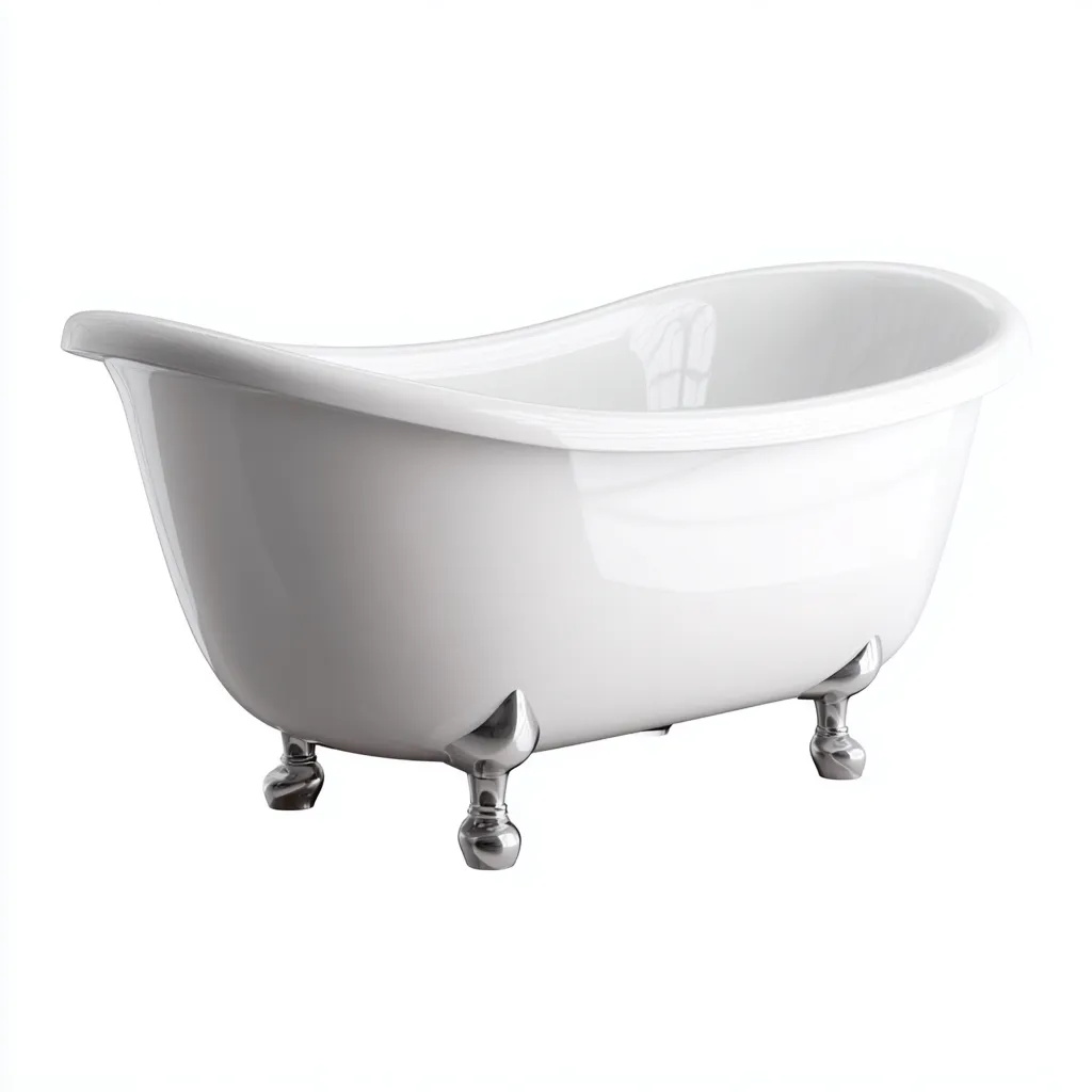 Vasca da bagno-ghisa-smalto-165x70x76 cm-bianco-design classico-Comfyilo