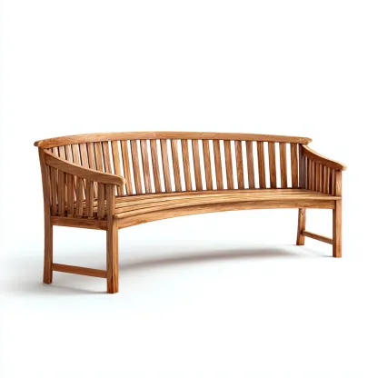 Panca da giardino - legno - 185x62x89 cm - legno naturale - stile classico-Comfyilo