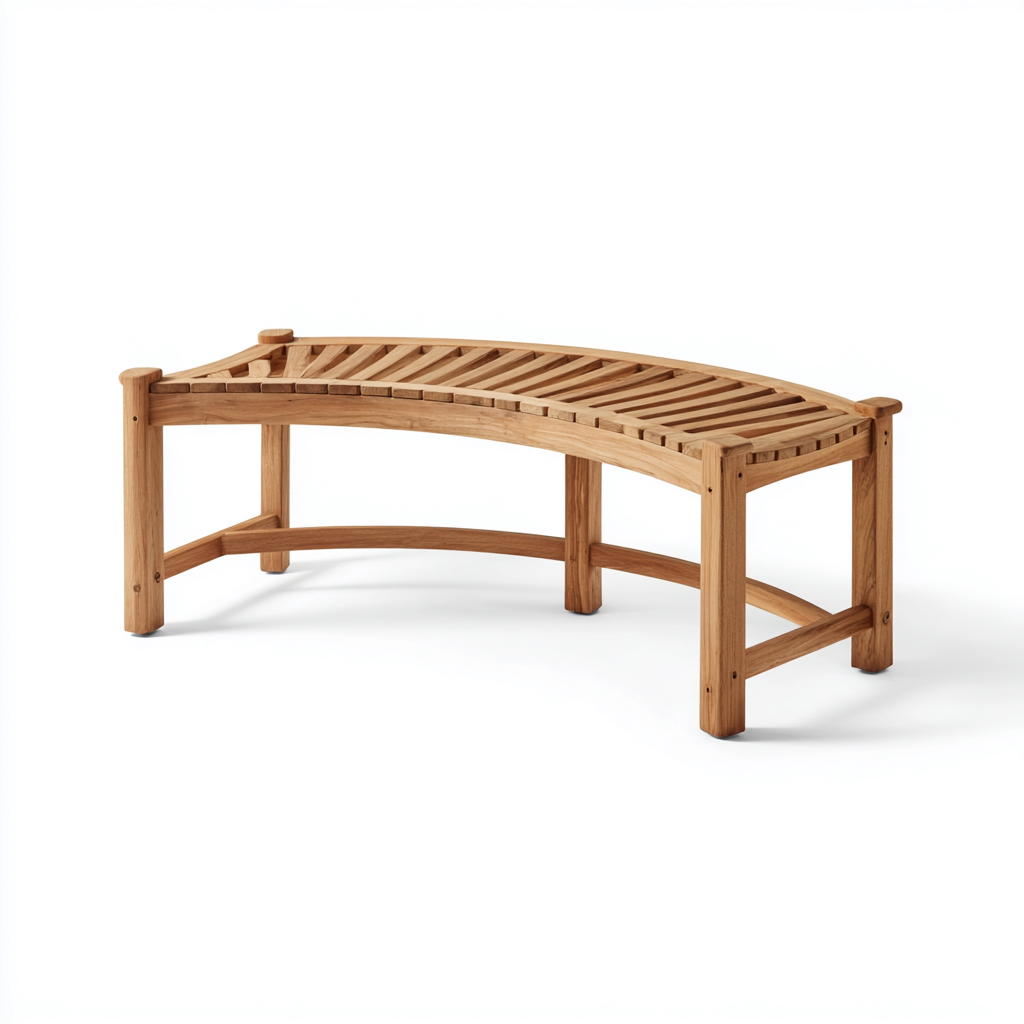 Panca da giardino - legno - 150x45x55 cm - legno naturale - stile moderno-Comfyilo