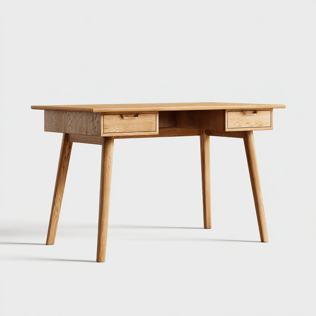 Scrivania-legno-legno massello-128x60x75 cm-legno-nordico-Comfyilo