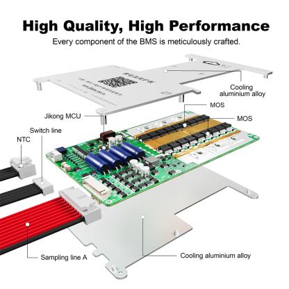 JK BMS 4S-8S 100A/200A/300A Smart Active BMS for Lifepo4/Li-ion/LTO