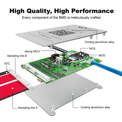JK BMS 4S-8S 40A/60A Smart Active BMS for Lifepo4/Li-ion/LTO