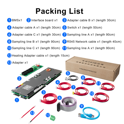 JK BMS V19 8S-16S 100A/150A/200A/300A Smart Active ESS BMS for Lifepo4/Li-ion/LTO