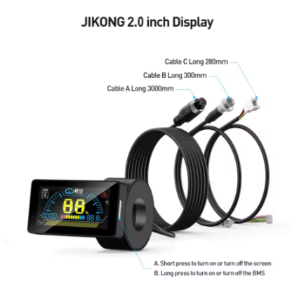 JK BMS Universal LCD Display for Smart BMS