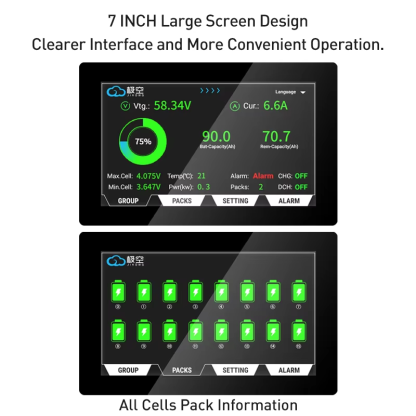 JK BMS LCD Display for ESS BMS