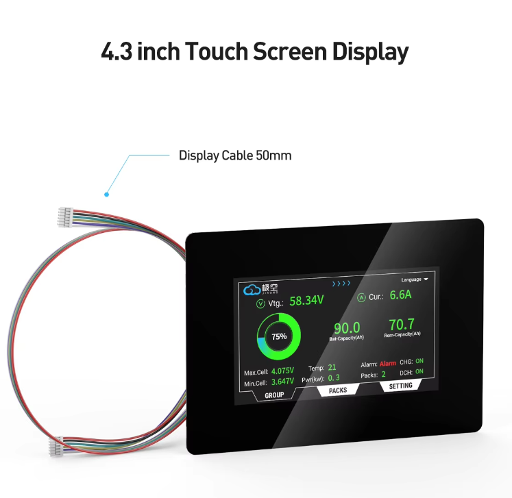 JK BMS LCD Display for ESS BMS