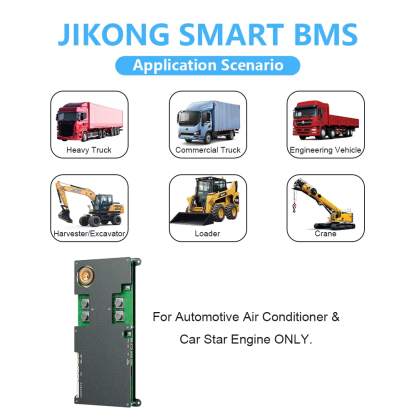 JK BMS 4S-8S 200A Car Starter Smart Active BMS for Lifepo4/Li-ion/LTO