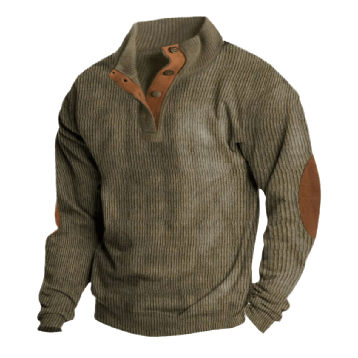 2025 Men's Flynn - Ribbed Button Sweater