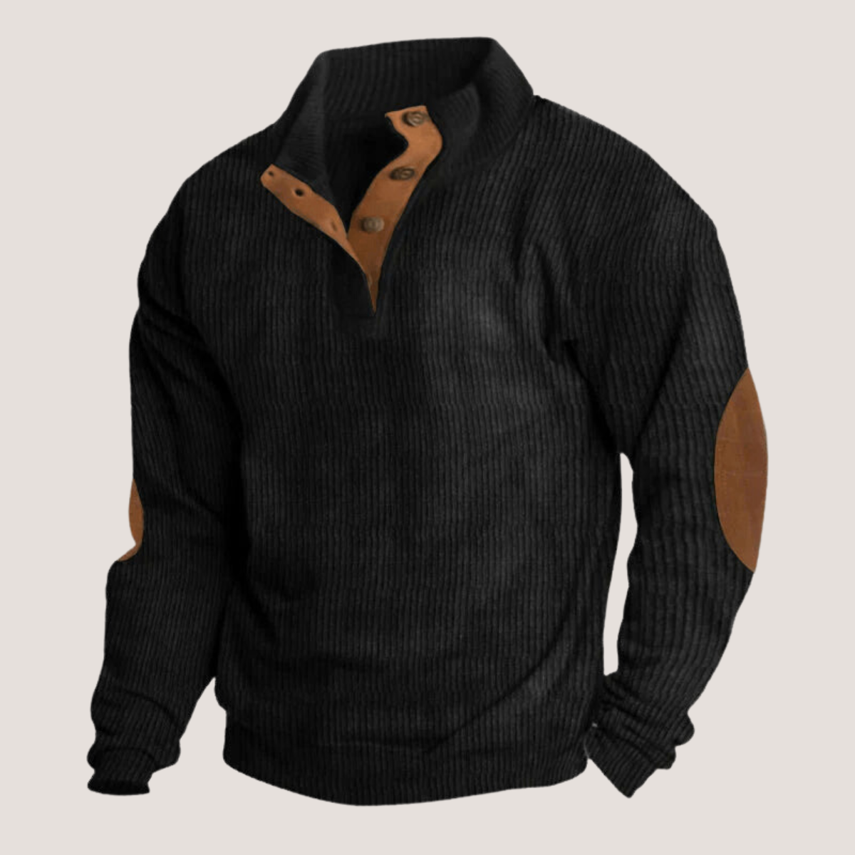 2025 Men's Flynn - Ribbed Button Sweater